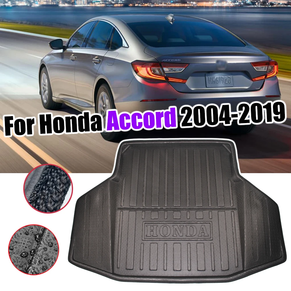 

Коврики для багажника задний багажник ЛОТОК коврик для Honda Accord 2004-2019 пол поднос Чемодан ковер