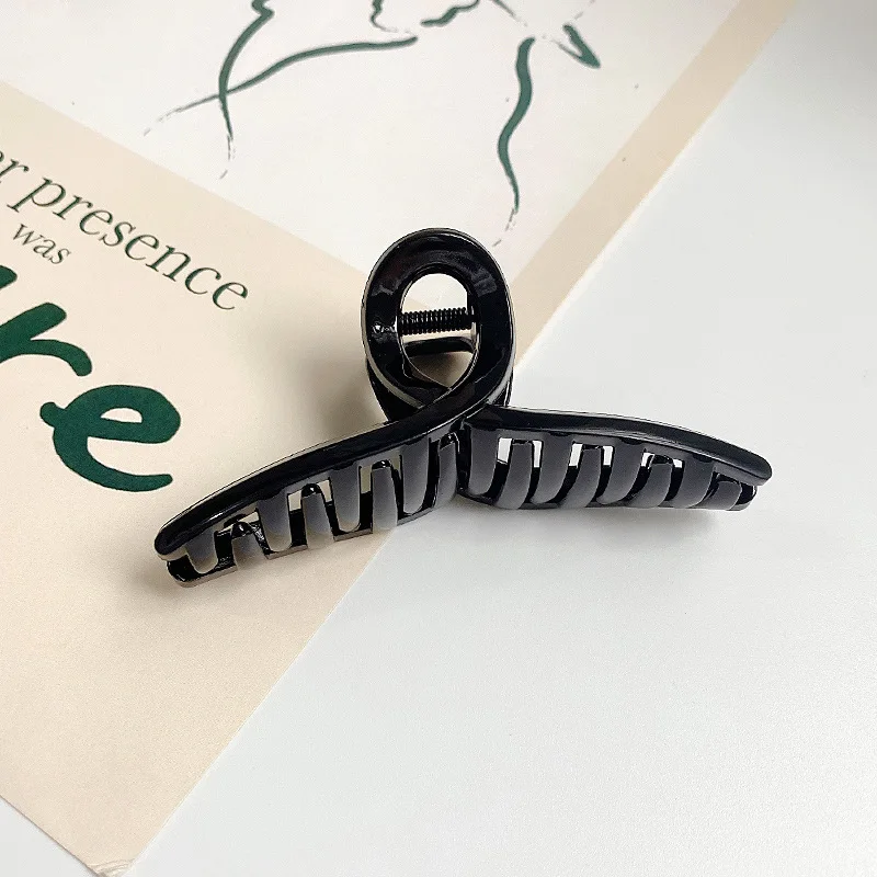 Заколки крабы женские прозрачные модные зажимы для волос акриловые аксессуары в