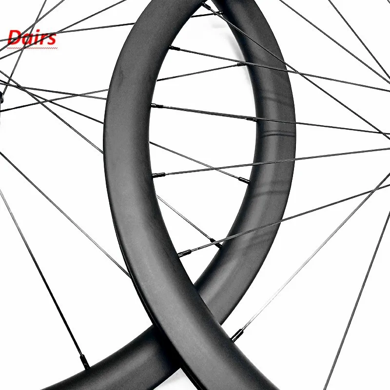 700c Углеродные колеса дисковый велосипед 50x23 мм клинчер D412SB 840g 1423 спицы задние