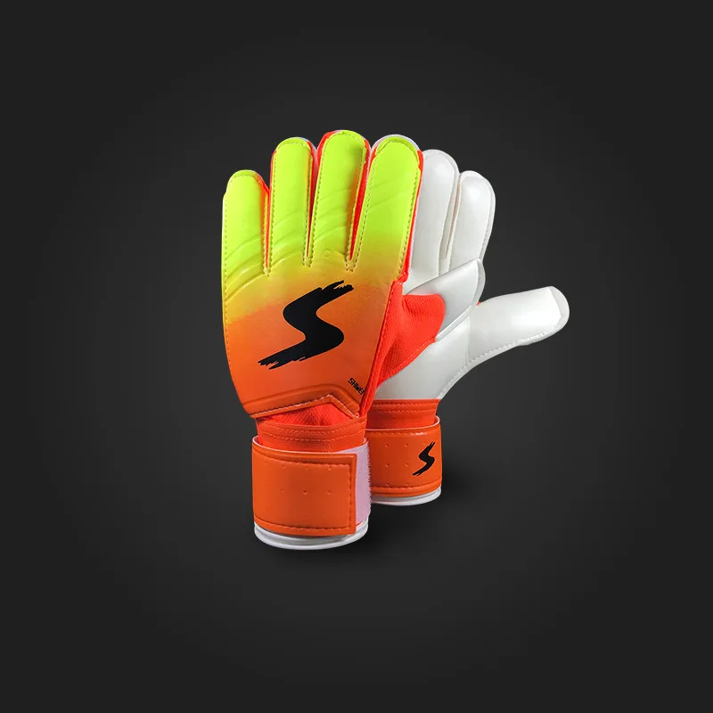 Новый стиль перчатки вратаря для футбола латексные с градиентом и