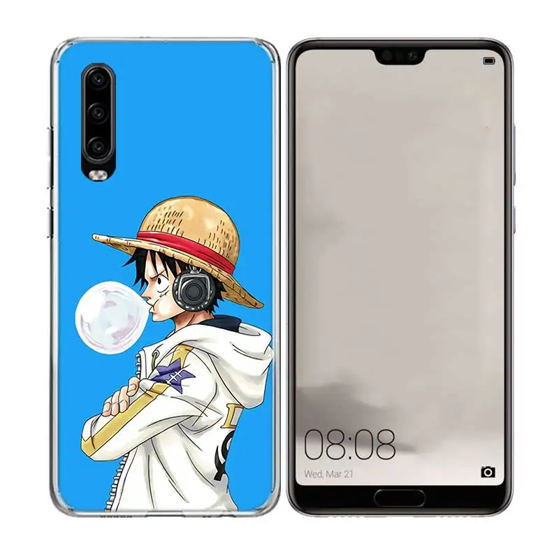 

Anime One Piece Cartoon Silicone Phone Case For Huawei P40 P30 P20 Mate 30 20 10 P10 Pro+ lite P Smart Z Plus + 2019 2018 Cover