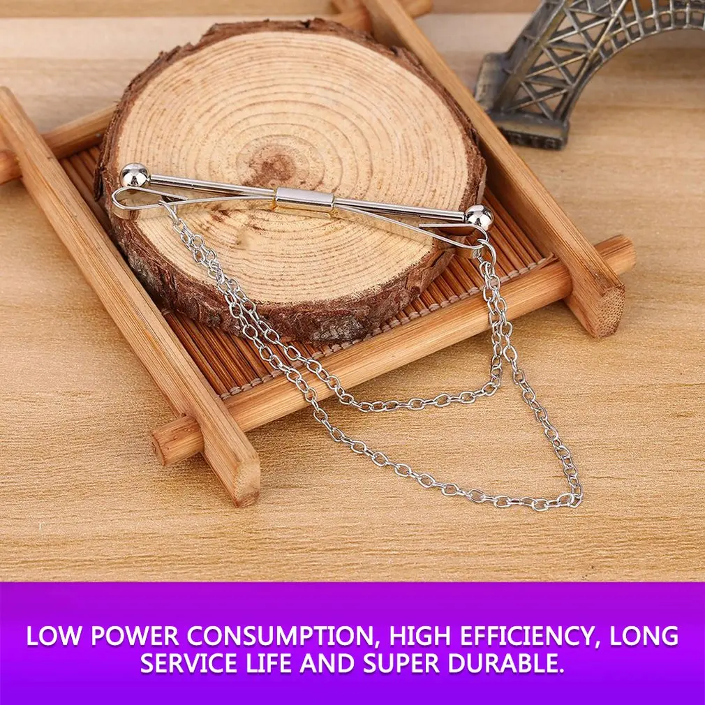 Мужская рубашка воротник зажим для галстука простой металлический нержавеющий