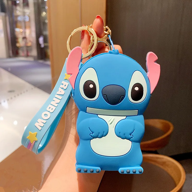 Брелоки Lilo Stitch Minne мультяшный силиконовый кошелек брелок для ключей студентов