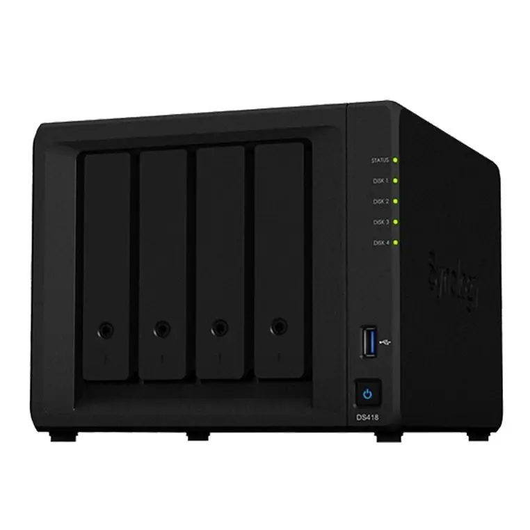 

Synology DS418 NAS 4 bays Network Cloud Storage Server Diskless