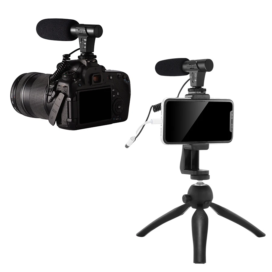 

Mobile phone digital SLR camera noise reduction microphone Interview/Vlog/Recording/Live Broadcast/Noise Reduction Microph