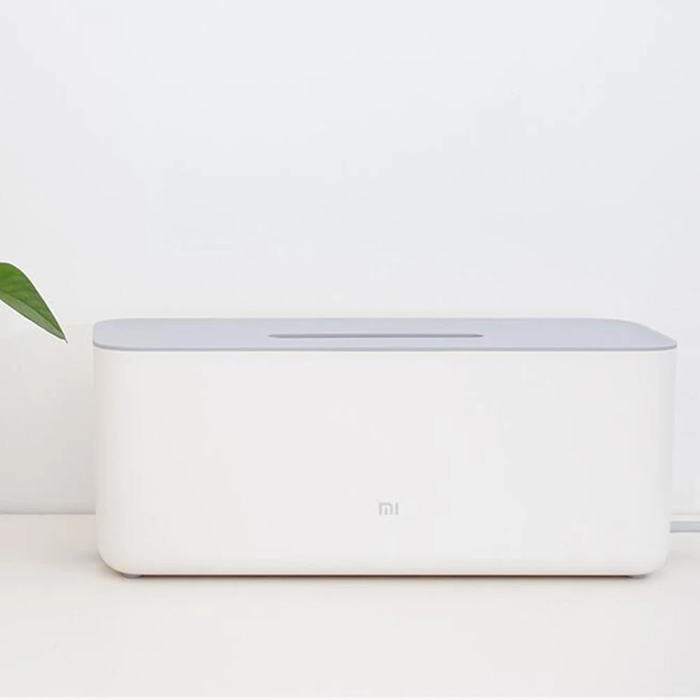 

Original Xiaomi Power Cord Socket Storage Box Dust insulation Cooling Hole Strip Plug Base Finishing Tying Box Home Storag Tools