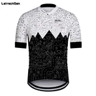Футболка велосипедная LairschDan МужскаяЖенская, БелыйЧерный смешной Топ для езды на горном велосипеде