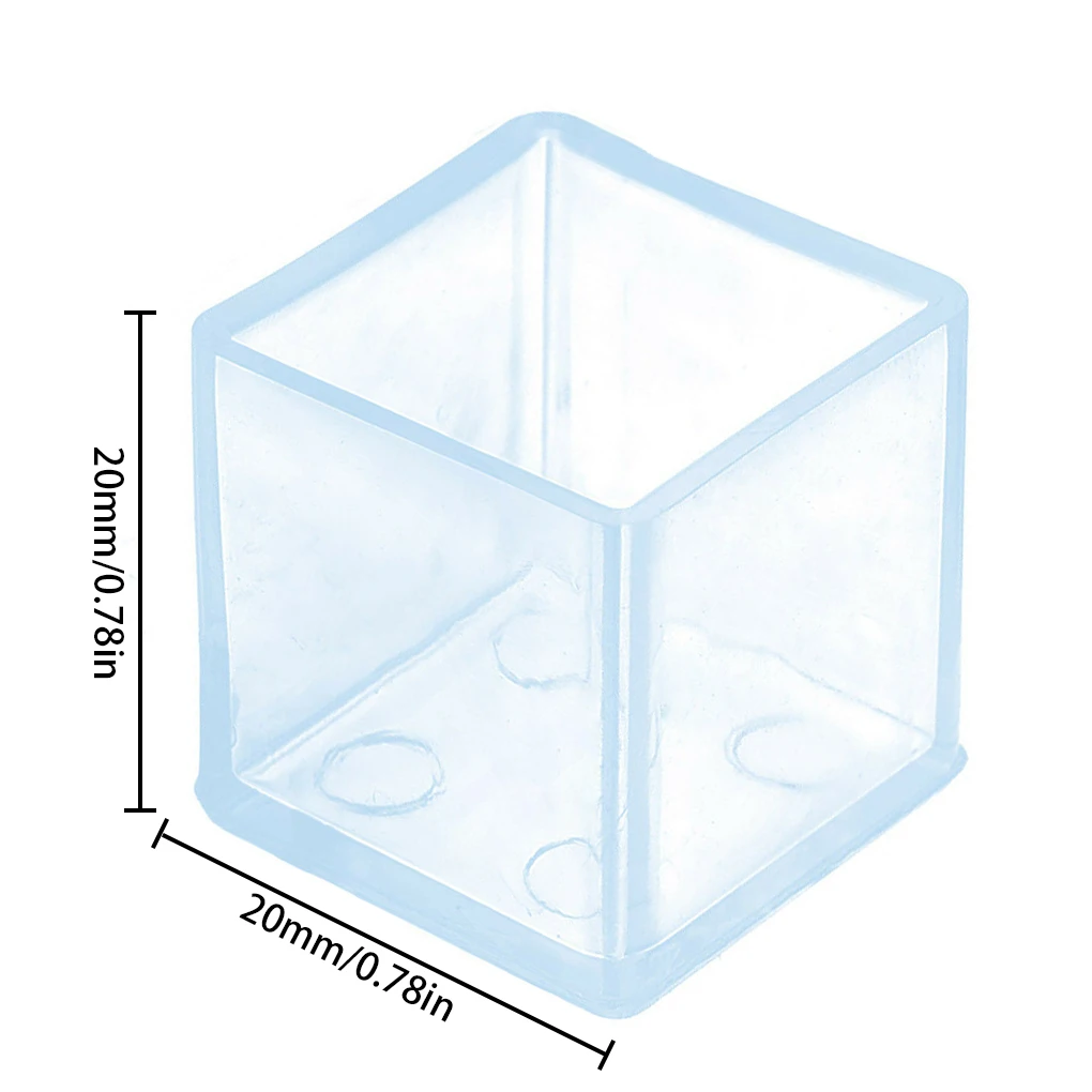 4 шт./компл. ножка стола Кепки резиновые ножки стула протектор мебели квадрата пол