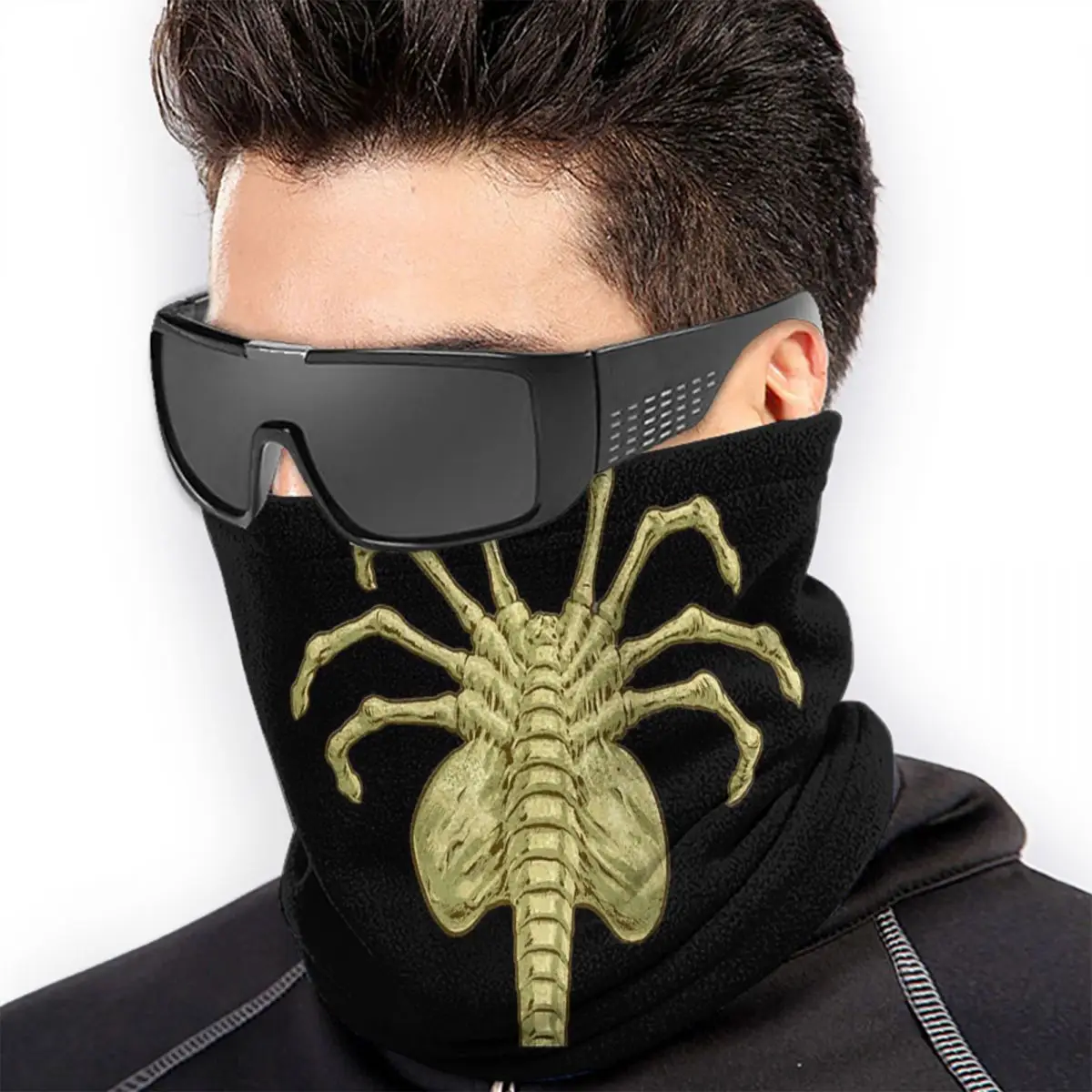 Балаклава для лица Alien Facehugger маска шарф бандана Охота Зимняя Маска Лыжный шлем