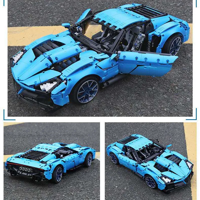 Гоночный автомобиль MOC Technic масштаб 1:8 шевролеты корветы модель Grand Sport Il