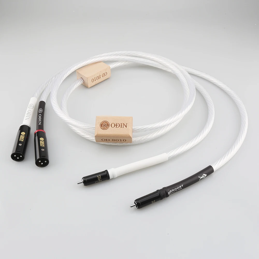 Hi-Fi аудио кабель Hi-end посеребренный экран Odin Nordost удлинитель из углеродного