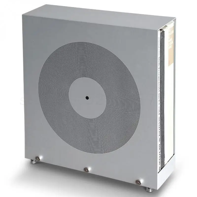 Серая квадратная черная резиновая полка для записей дисков Cd специальная