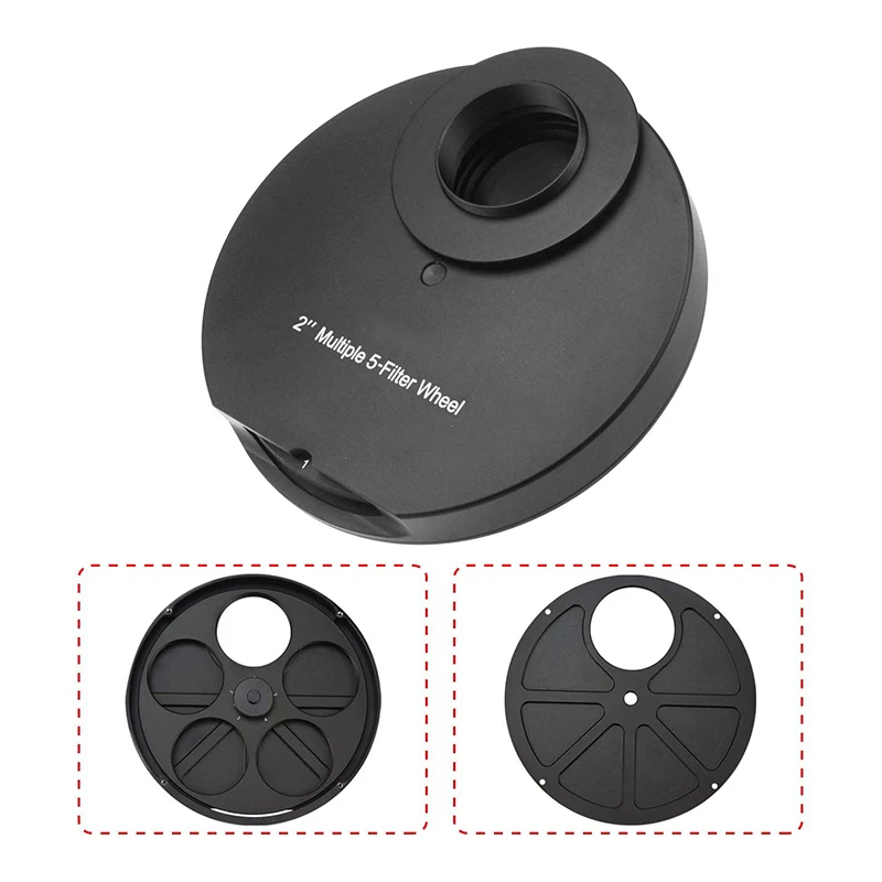 StarDikor 1 25 дюйма/2 дюймов несколько окулярный фильтр колесо металлический для