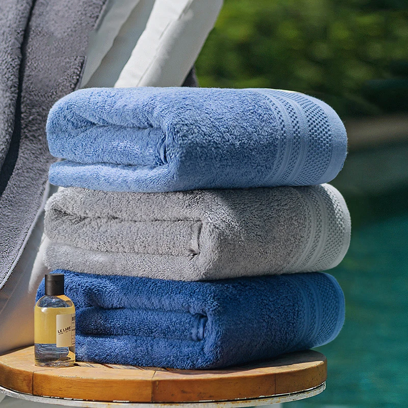 Толстое банное полотенце для отеля большой хлопок впитывающий влагу взрослых