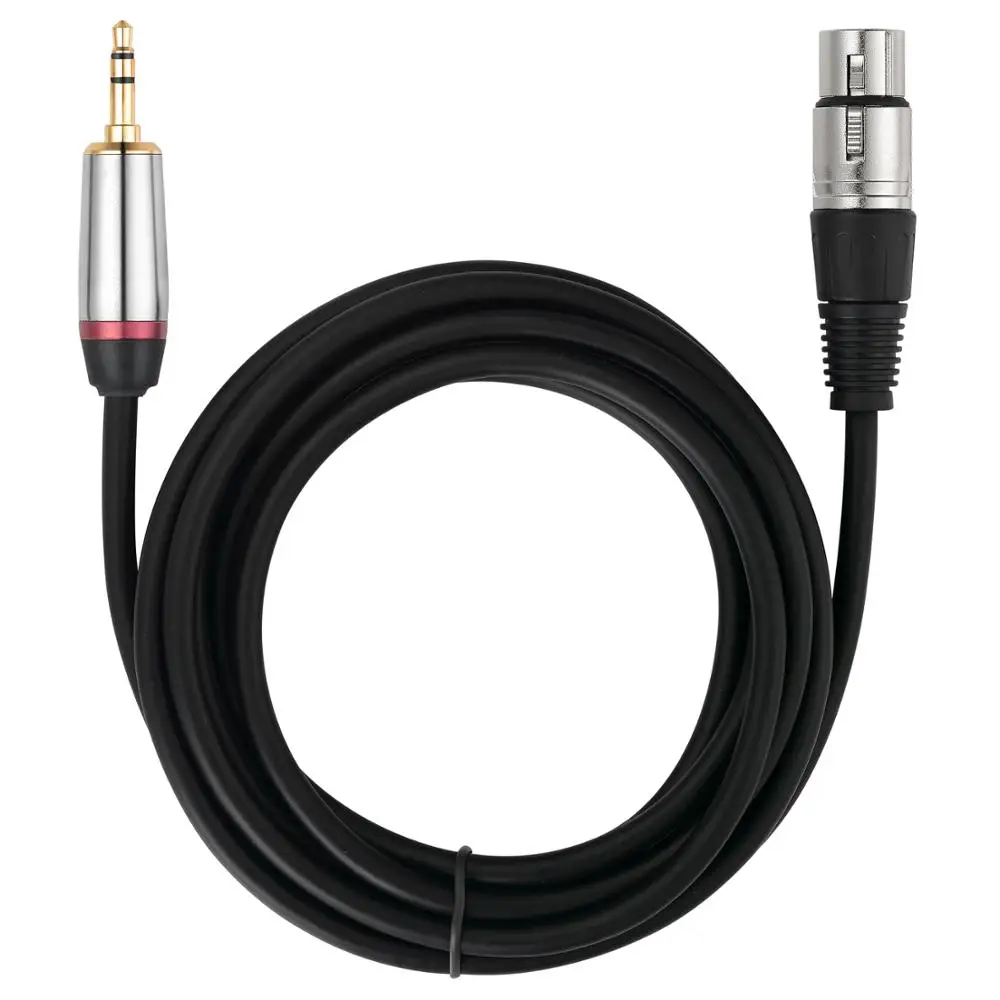 Кабель с фольгой и плетеным покрытием для микрофона 3 5 мм 1 8 м 10 м|Кабели VGA| |