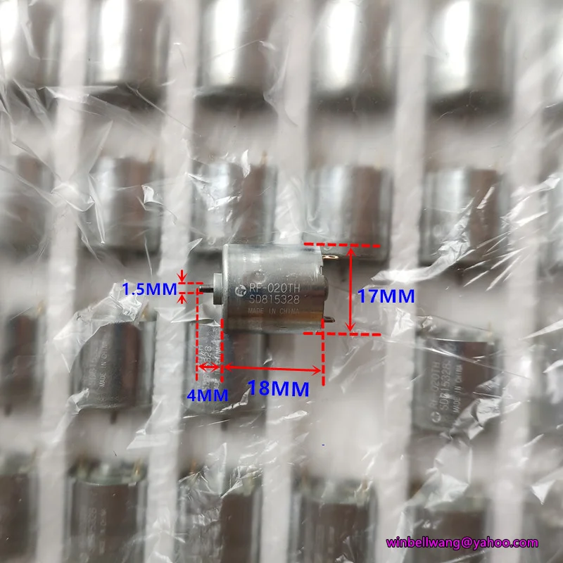 Совершенно новый 17*18 мм Mabuchi RF 020TH 020 микро DC мотор драгоценно Металлическая щетка