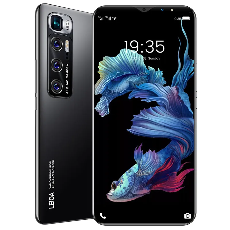 2021 смартфон Xiomi Radmi Note10 Pro 8G 256 Гб телефон 48 МП камера Сотовый с двумя SIM картами 4800