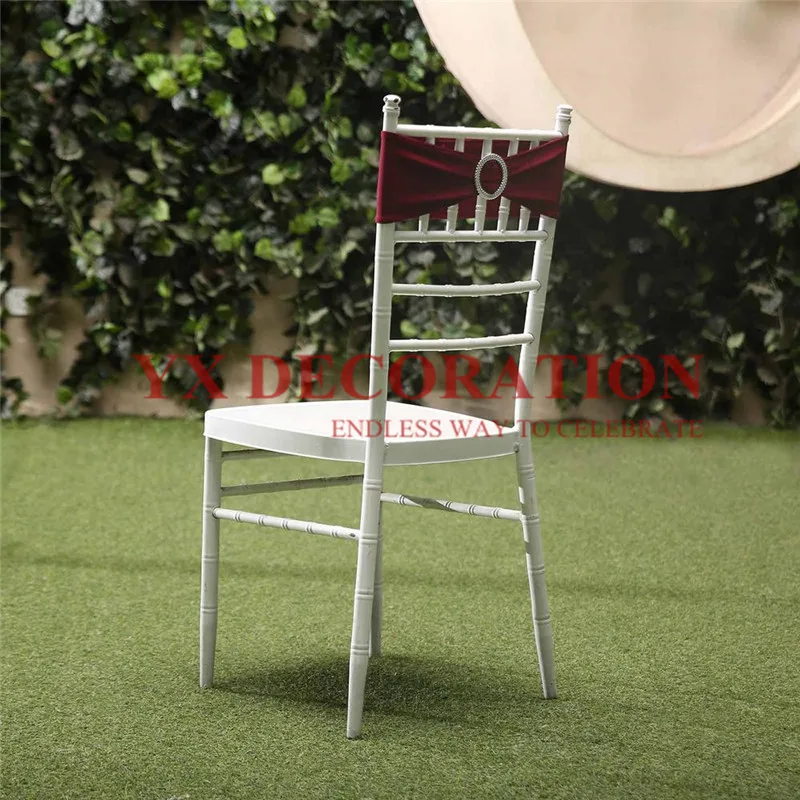 

25pcs Chiavari lycra Chair Sash Chair Band For Banquet Wedding Decoration