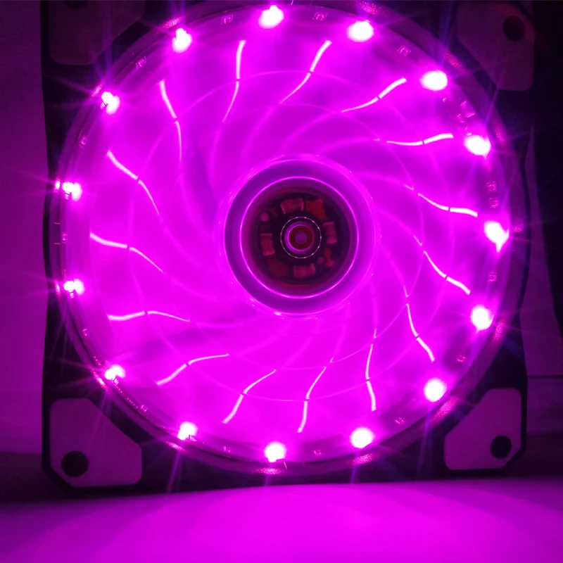 Вентилятор для водяного охлаждения 12 см 15 светодиодный медный провод бесшумное