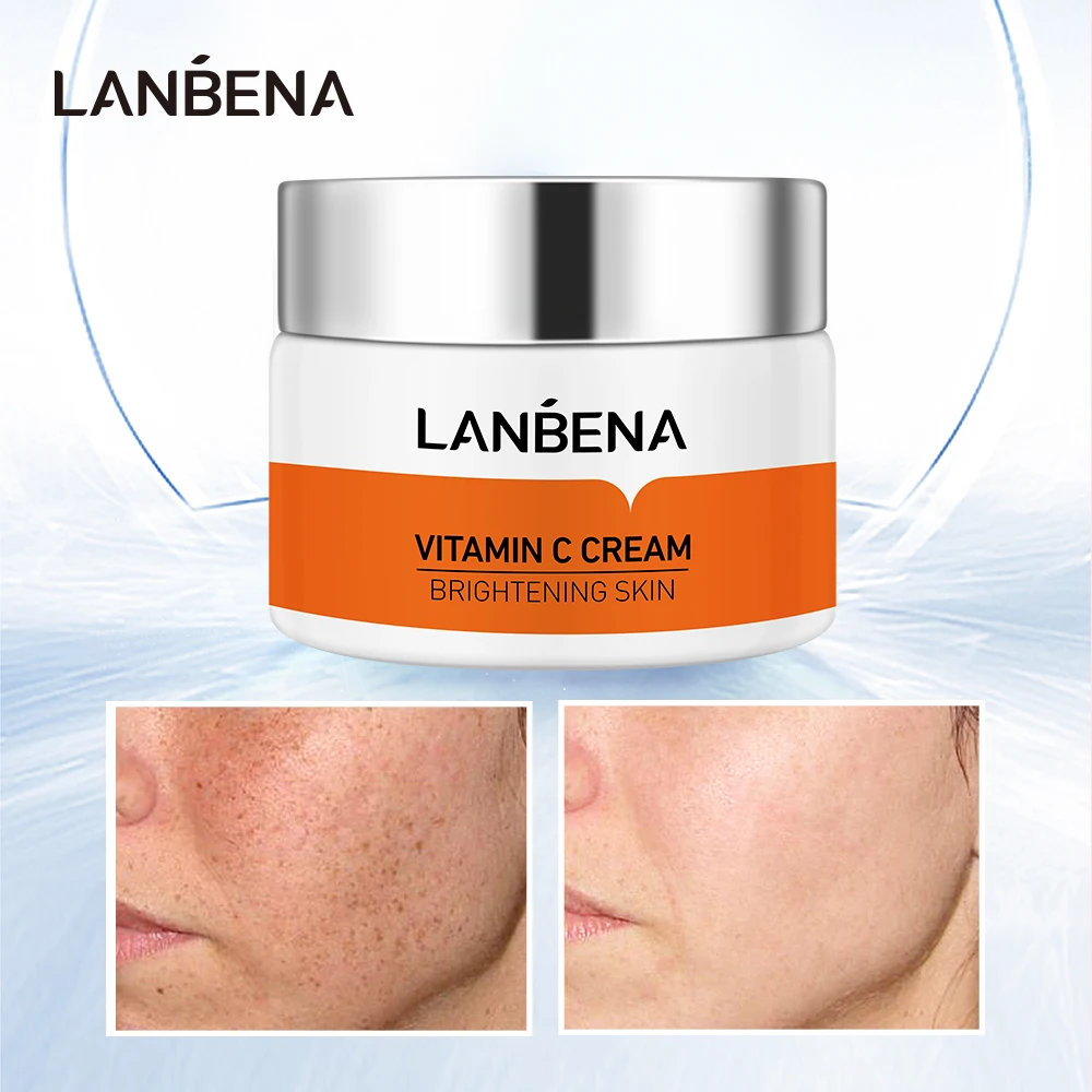 LANBENA VC крем для глаз лица улучшающий тусклую кожу осветляет питает увлажняет