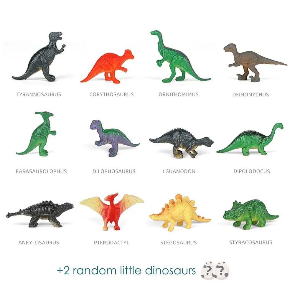 

Animal World Giant Dinosaur Egg Kids Toys 12pcs Dinosaur Baby Toys Model Decoration Toys For Children Scientific Mining Toys