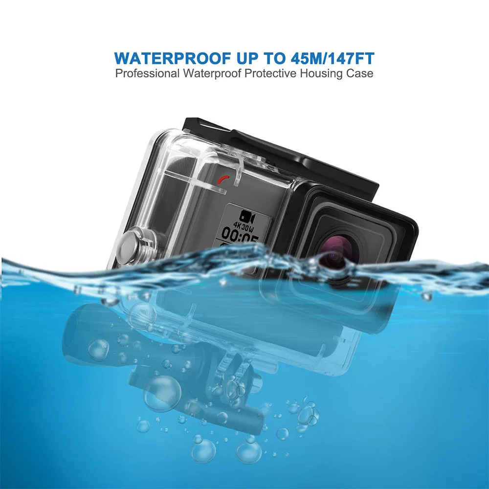 Комплект фильтров для корпуса GoPro Hero 7/6/5 Black/(2018) водонепроницаемый защитный чехол