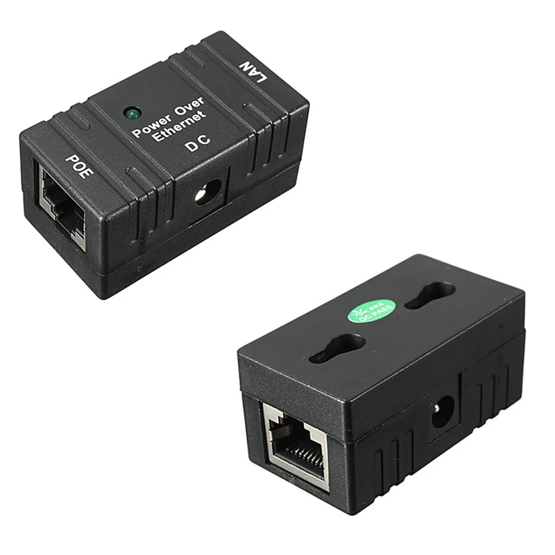 10/Мбит/с Пассивный POE DC Power Over Ethernet стандартный разветвитель инжектора 1 шт.