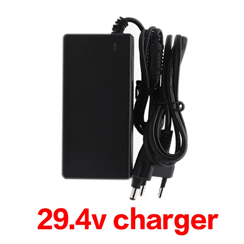 

24V Battery 7S2P 29.4V 7800mAh Li-ion Battery Pack with 20A Balanced BMS for Electric Bicycle Scooter Power Wheelchair + Charger