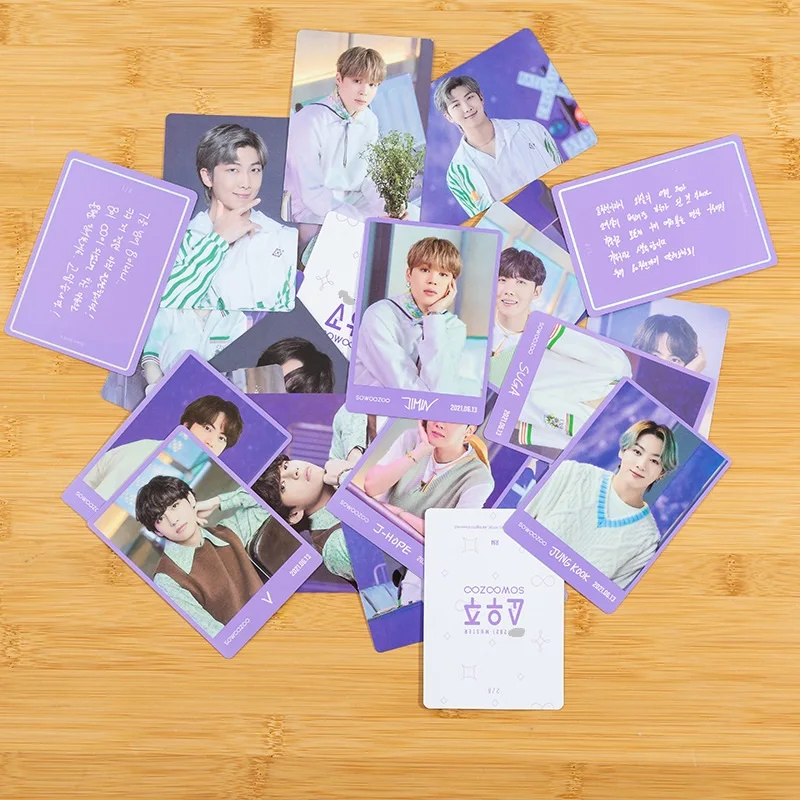 

KPOP Bangtan Boys8th Anniversary Cosmic Field Sowoozoo High Quality Random Card Cosplay Gift JUNGKOOK JIMIN SUGA Fans Collection