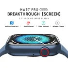 2021 Смарт-часы 7-го поколения с NFC, голосовой помощник HW57, Беспроводная зарядка, Bluetooth, звонки, глюкометр, IP68 Водонепроницаемые Смарт-часы IWO