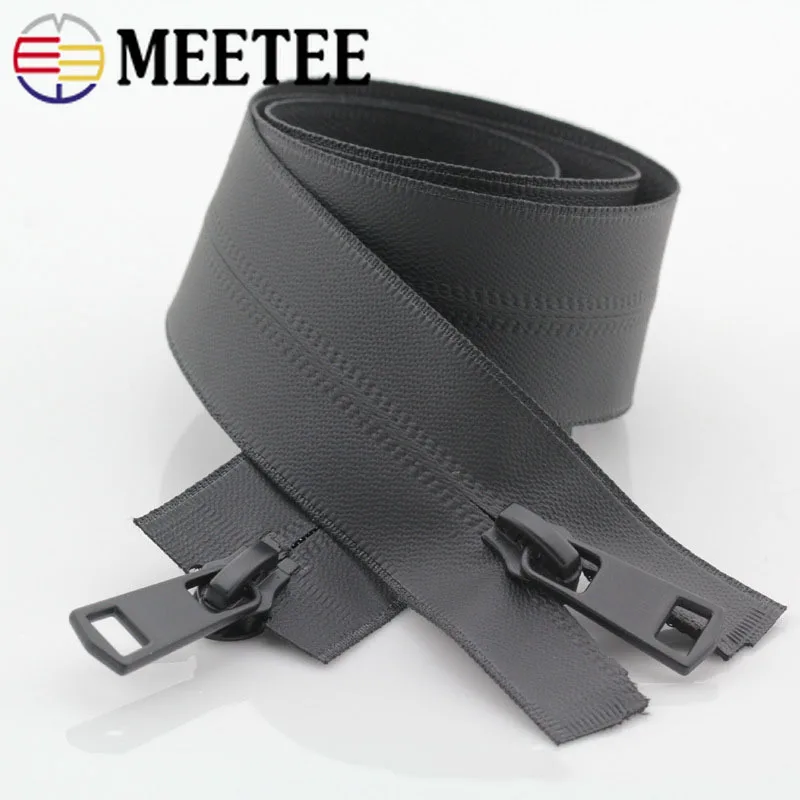 Meetee 2 шт. 20 150 см 5 # нейлоновая невидимая Водонепроницаемая молния двойная головка