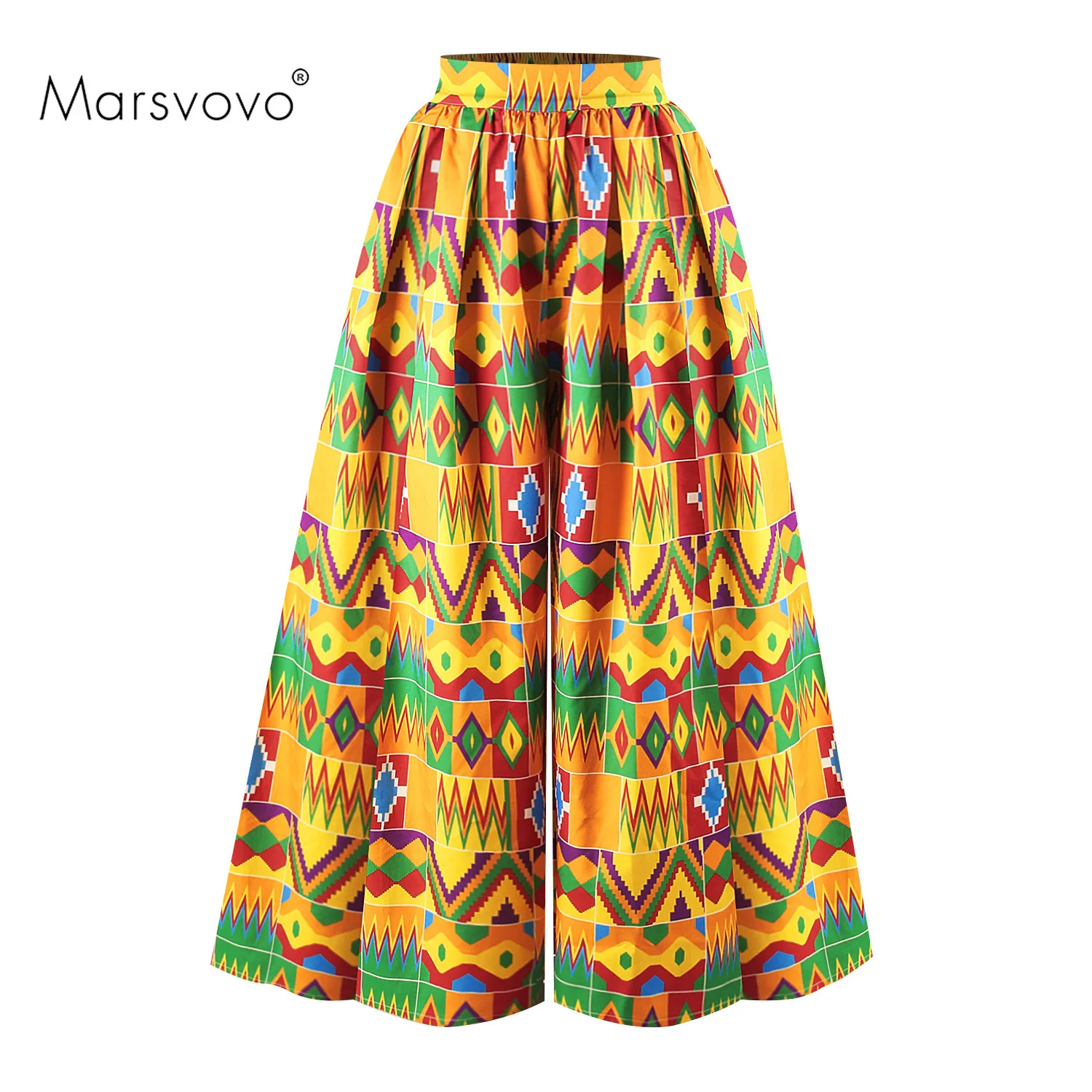 

Printed Pants Plus Size Women Trousers Korean Fashion Wide Leg Pant Casual Loose Women's Summer 2021 Trousers Chic Retro Pants