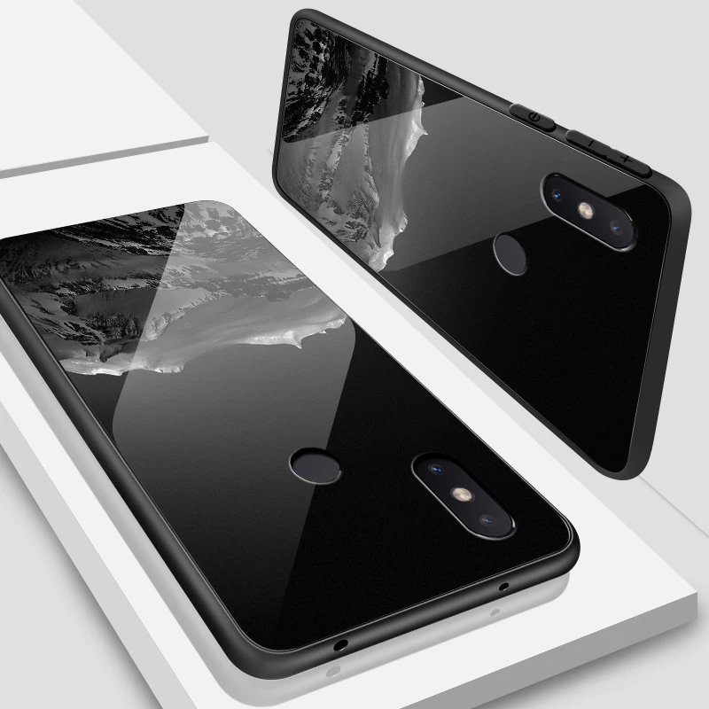 W298 Чехол из закаленного стекла для Xiaomi 5X6X8 9 SE A1 A2 Lite для Redmi Note 4x 5A 6 7 Pro Prime жесткий бампер с глубокой мягкой печатью Coques - Цвет: W298