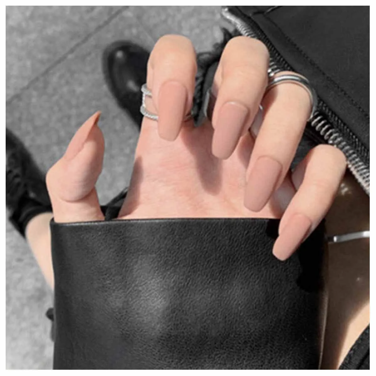 24 шт. балерины в европейском и американском стиле накладные ногти длинные с