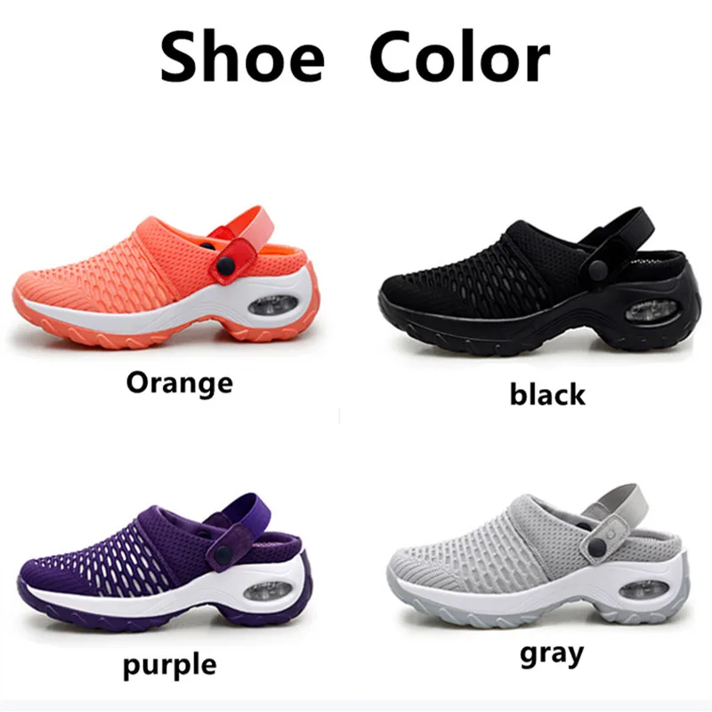 

SMS New Women Shoes Casual Increase Cushion Outdoor Sandals Non-slip Platform Sandal Fashion Breathable Mesh Walking Slippers