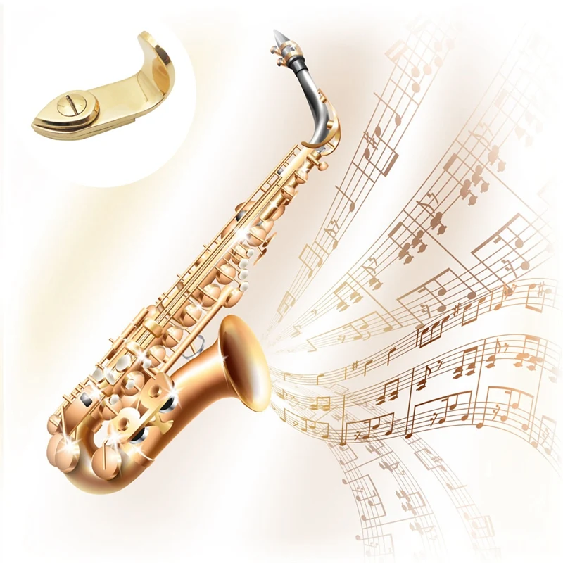 

Saxophone Thumb Rest Metal Saxophone Thumb Hook Rest Support