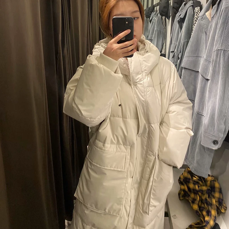 2020 зимняя плотная длинная парка с капюшоном пальто для женщин большой размер