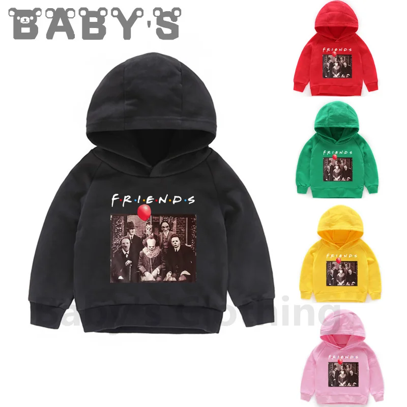 Детские толстовки с капюшоном детские изображением героев мультфильма Друзья