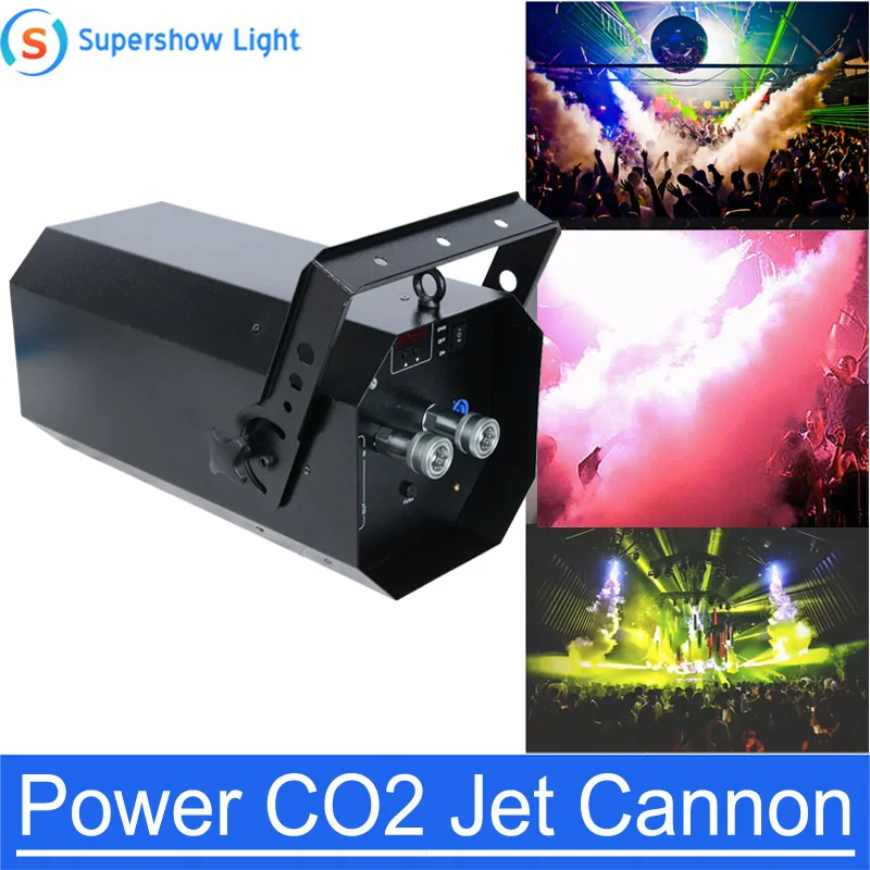 

CO2 Кэннон повесить CO2 крио Джет туман машина 300 Вт DMX Co2 бластер для диджей ночной клуб вечерние сильный CO2 Jet пушки