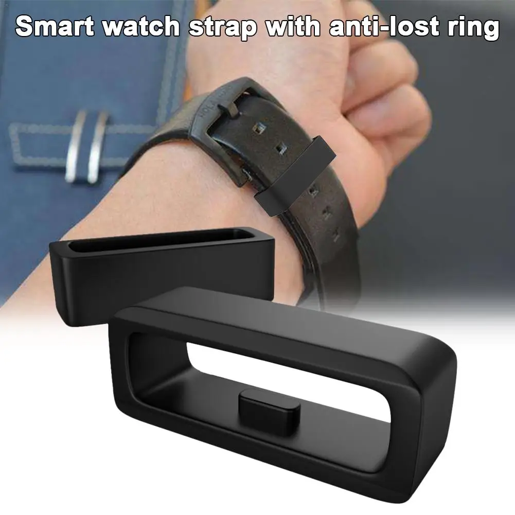 Подходит для 22 мм широкий ремешок Смарт Анти-потеря ремень Кронштейн черный