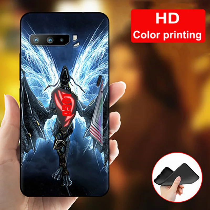 Для Asus ROG Phone 3 Чехол Мягкий Тонкий силиконовый чехол тонкий для телефона с