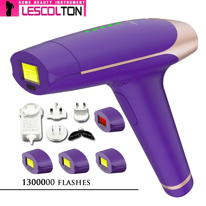 1300000 Flashes Laser Epilator Lescolton T009s Professional Permanent IPL epilator Laser Hair Removal Painless Permanent women