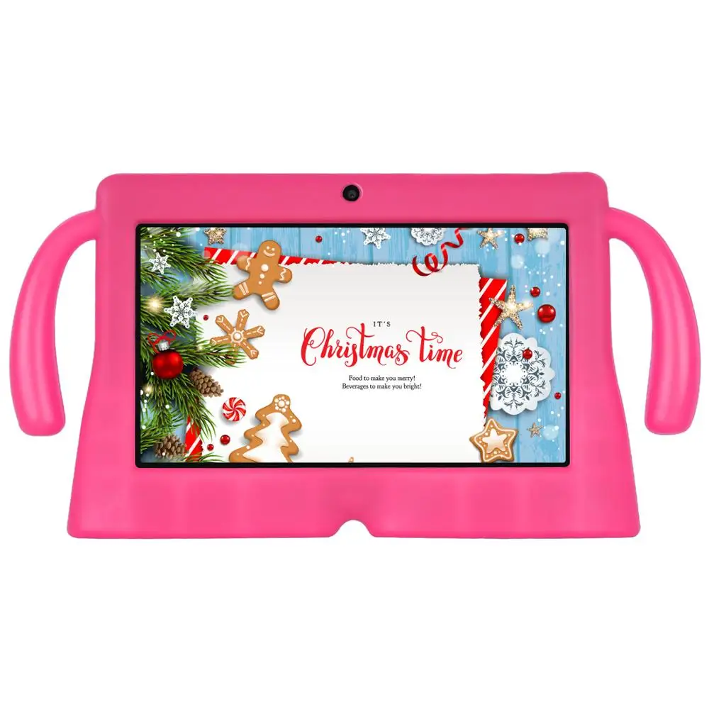 Tablet and Rose case 7 дюймов Детские планшеты детский Обучающий планшет для обучения, послужат прекрасным подарком для детей Android 8,1 4 ядра 1 Гб оперативной памяти, 16 Гб встроенной памяти для планшетного компьютера - Комплект: Tablet and Rose case