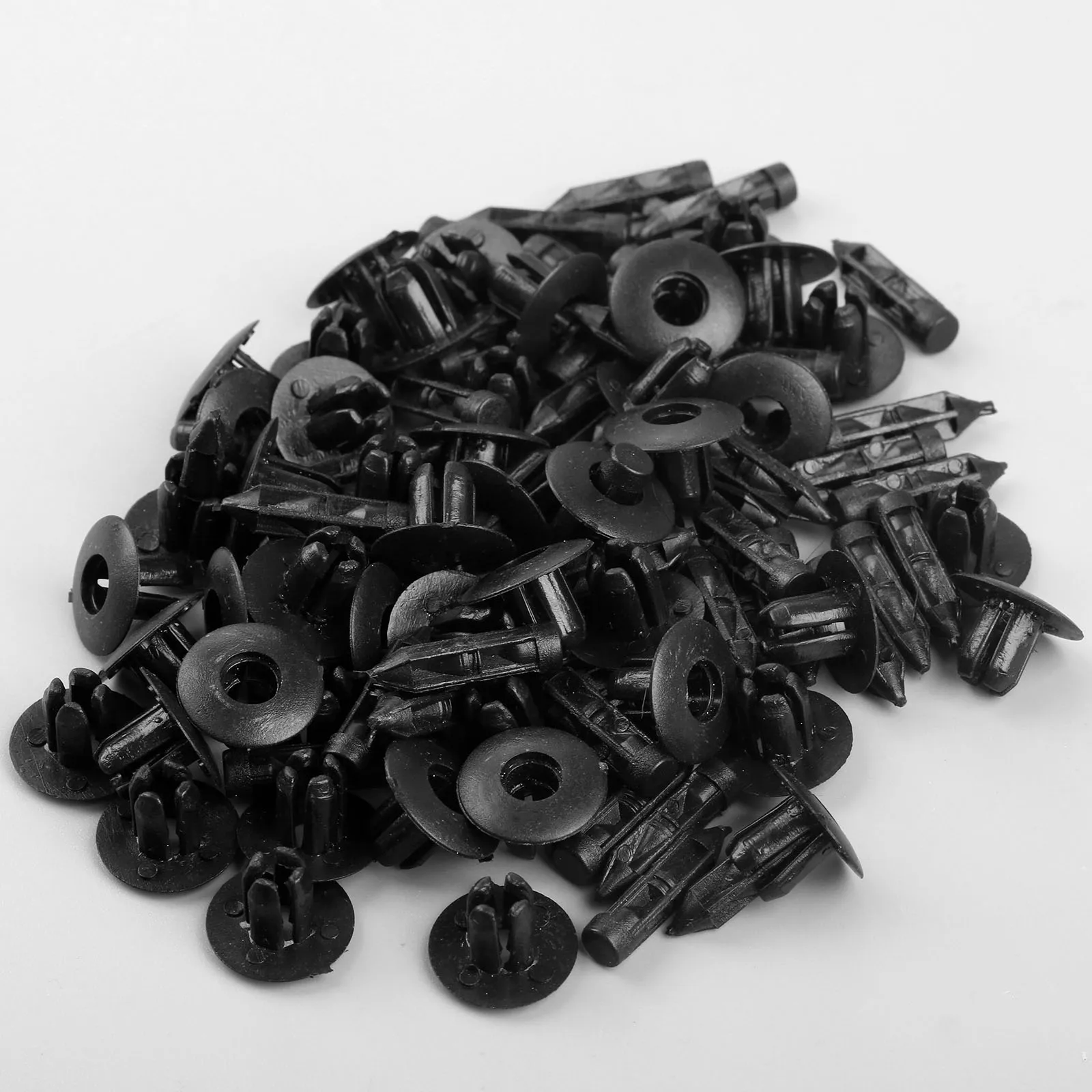 50 шт. отверстие автомобильный бампер крыло крепеж зажим пластиковый фиксатор