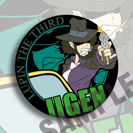 1 шт. 58 мм Люпин 3-й баното пупин круглая брошь с иконами spilla |