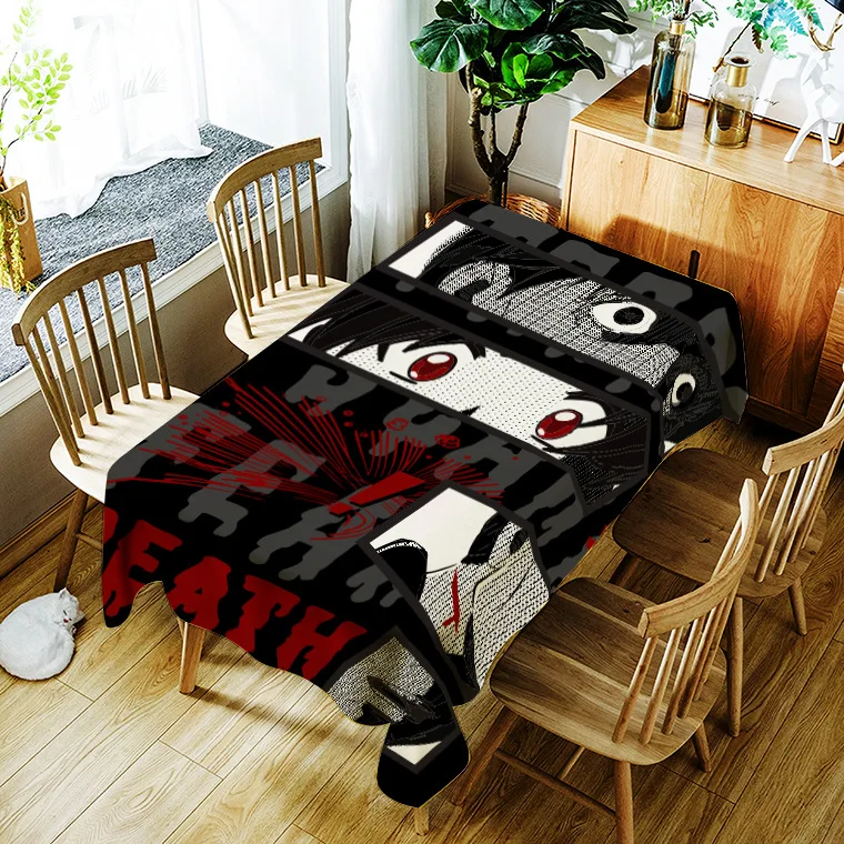 

Printed color pattern washable decorative household waterproof tablecloth
