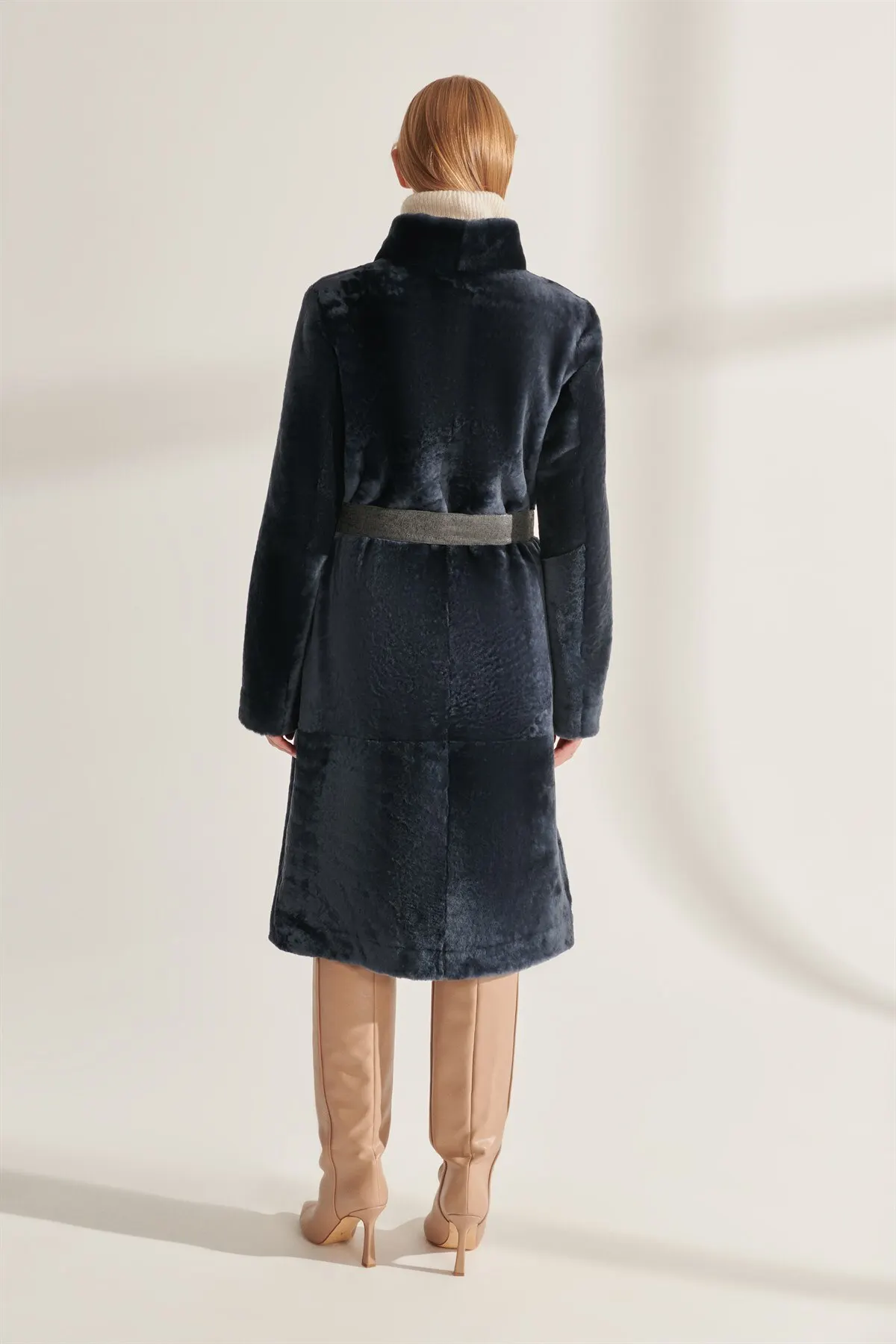 Genuine Fur Jackets Gray Genuine Leather Large Size Coat Women Winter Warm Waterproof Sheepskin Parka Design New Street fashion