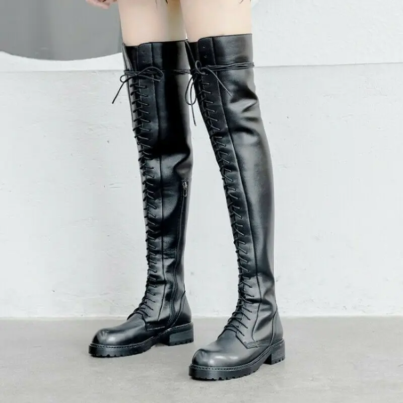

Woman's Street Thigh High Over the Knee Boots Halloween Costume Boot Shoes G13
