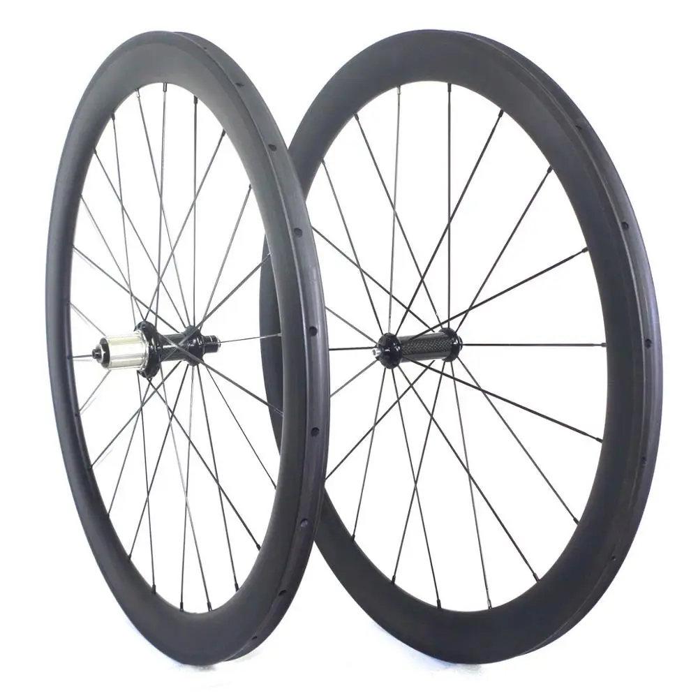 50 мм трубчатые Дорожные Углеродные колеса набор колес для карбонового дорожного