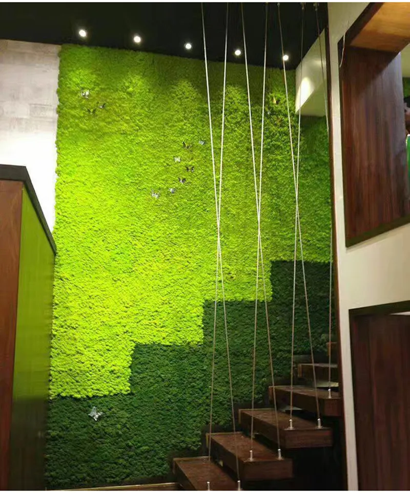 50 г/пакет высококачественные искусственные зеленые растения неувядающий